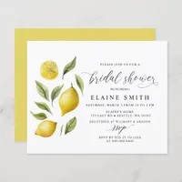 Budget Summer Lemon Lime Citrus Bridal Shower 