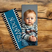 Personalized Name and Photo Polka Dot Bookmarks