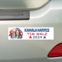 2024 Kamala for President Walz for VP  Car Magnet