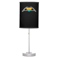 Bone Hands Heart Active Modern Aesthetic Table Lamp