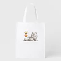 Funny No Kings In America Grocery Bag