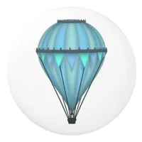 Blue Hot Air Balloon Ceramic Knob