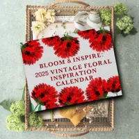 Inspire & Bloom 2025 Botanical|Motivational Quotes Calendar