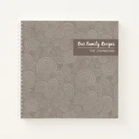 Our Family Recipes Doodles Keepsake Recipe Book