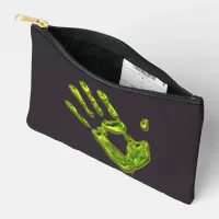 Glowing Ghoul Handprint Accessory Pouch