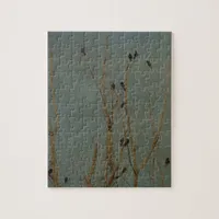 Birds in a Tree, Grunge Jigsaw Puzzle