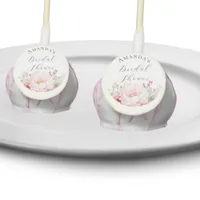 Bridal Shower pink florals love in bloom Cake Pops