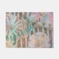 Pretty Vintage Daisies Doormat