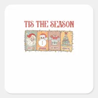 Tis Seasoning Crawfish Boil Seafood Party Lobster Square Sticker