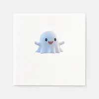 Cute Little Boo Retro Graphic Napkins