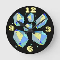 Avant-Garde High Impact Minimalism Contemporary Round Clock