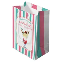 Ice Cream Birthday Party personalized Medium Gift Bag