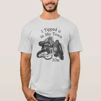 Tipped it Motorcycle Bike T-Shirt