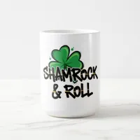 Shamrock and Roll St. Patrick's Day Coffee Mug