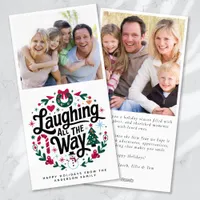 Laughing all the Way Photo  Holiday Card