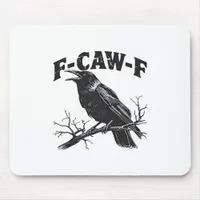 Gothic Crow Humor F-Caw-F Funny Essential Mouse Pad