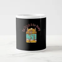 Eat Drink And Be Scary Simple Clean Giant Coffee Mug