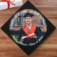 Graduate Photo Elegant Graduate Keepsake Custom Graduation Cap Topper