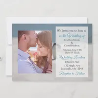 Seaside Wedding Bands Themed Photo Wedding Invites