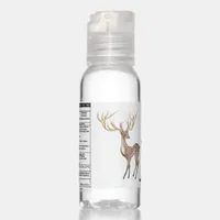 Glitter and Sparkle Happy Holidays Deer Hand Sanitizer