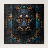 Mosaic Majesty: The Black Panther Jigsaw Puzzle