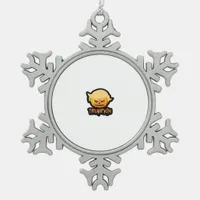 Trumpkin Classic – Retro Costume Slogan Snowflake Pewter Christmas Ornament