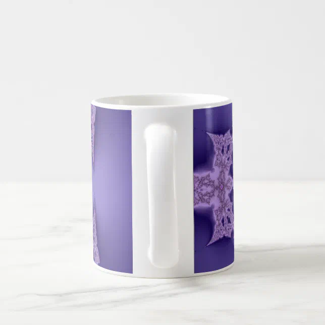 Happy Mother’s Day , purple fractal Coffee Mug