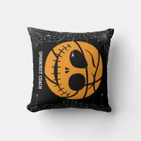 Halloween Basket Ball Trick or Basketball Birthday Throw Pillow