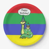 Dinosaur Themed Birthday Plates