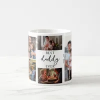 Best Daddy Ever | Father's Day 8 Photo Collage Coffee Mug