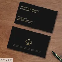 Professional Attorney at Law Business Card