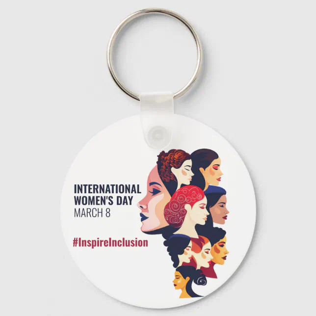 International Women's Day | IWD March 8 Keychain