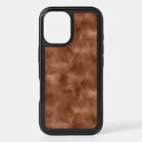 Warm Brown Abstract Watercolor Style iPhone 16 Case