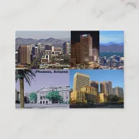 Phoenix Arizona Montage Business Card