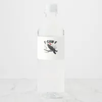 F Caw F Essential Creative Casual Style Water Bottle Label