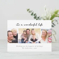 It's a Wonderful Life Photo  Holiday Card