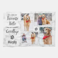 Pet Memorial Keepsake Photo Collage Kitchen Towel
