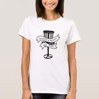 Disc Golf Personalized Couple Established Date    T-Shirt