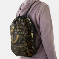 Ancient symbol and mystical artifact Design Drawstring Bag