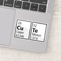 CUTE Periodic Table Sticker