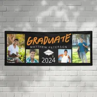Photo Collage Graduate Grunge Class of 2024 Banner