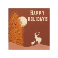 Happy Holidays - Wood Wall Art