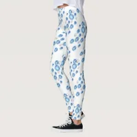 Leggings - Bubbles in Blue