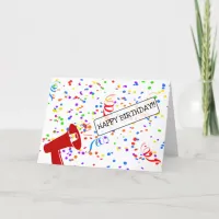 Happy Birthday Confetti Card