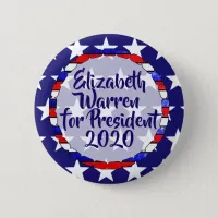 Elizabeth Warren for President 2020 Button