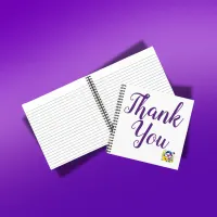 Thank You with Pansies | Notebook