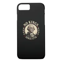 No Kings In America 1776 Freedom Retro Classic iPhone 8/7 Case