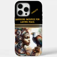 Eagle-clad warrior queen of strength iPhone 16 pro max case