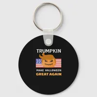 Halloween Trumpkin Classic Keychain