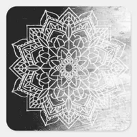 Black Mandala Stickers